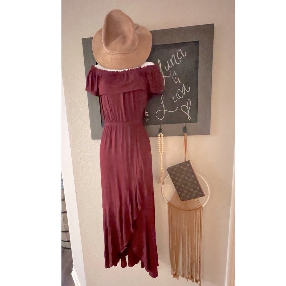 Express, off-shoulder boho dress